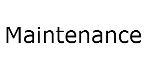 Maintenance Maintenance