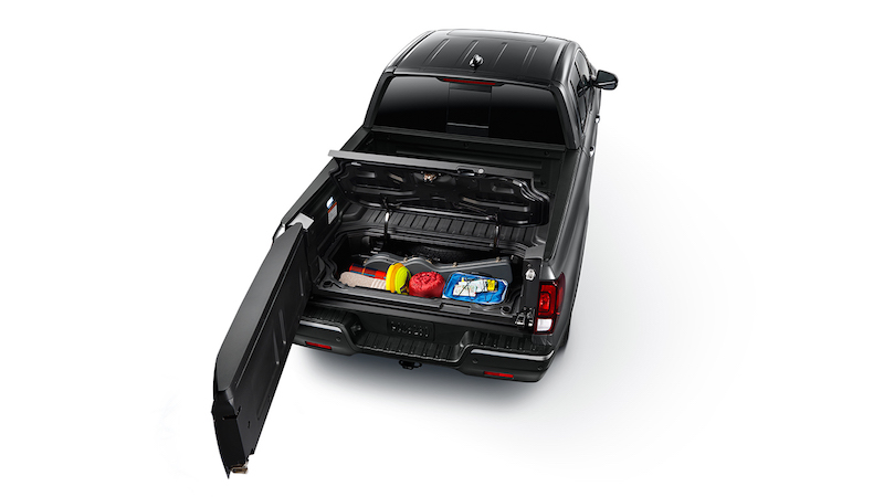 Ridgeline bed storage