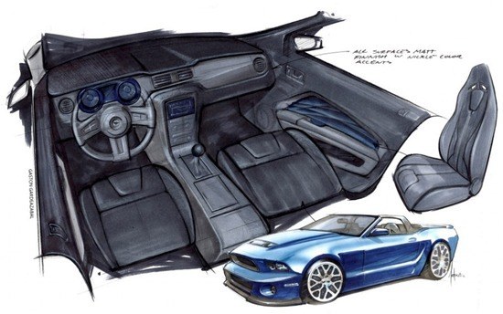Ford Brings Four Really Cool, Custom Mustangs to SEMA Show - StitchCraft Ford Custom SEMA Mustangs - StitchCraft