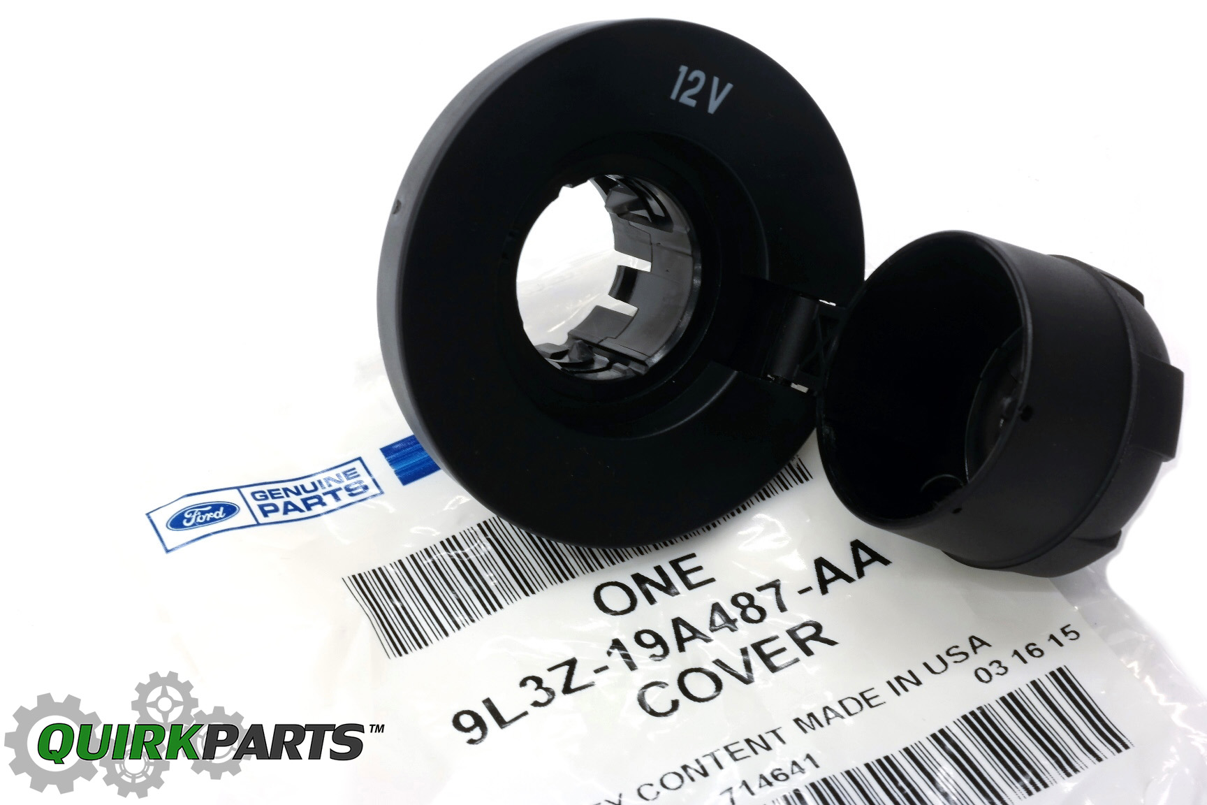 Ford F150 F250 F350 Super Duty Dashboard 12V Volt Power Outlet Socket