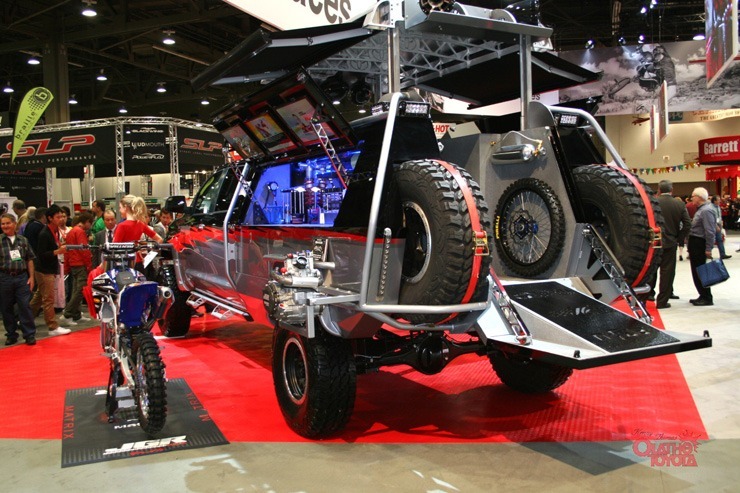 2013 SEMA Toyota Vehicle Assortment - MotoCross Tundra