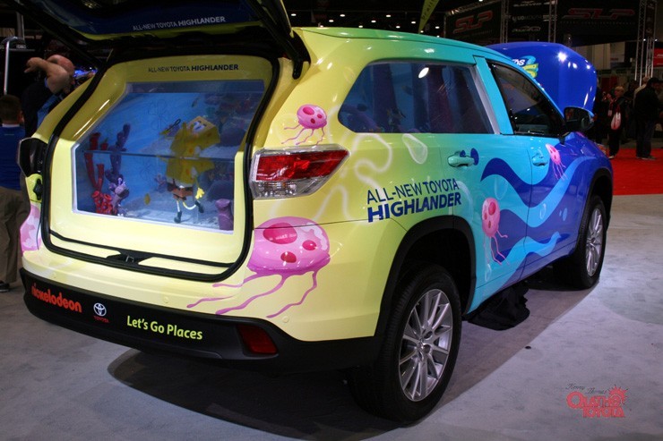 2013 SEMA Toyota Vehicle Assortment - Spongebob Highlander