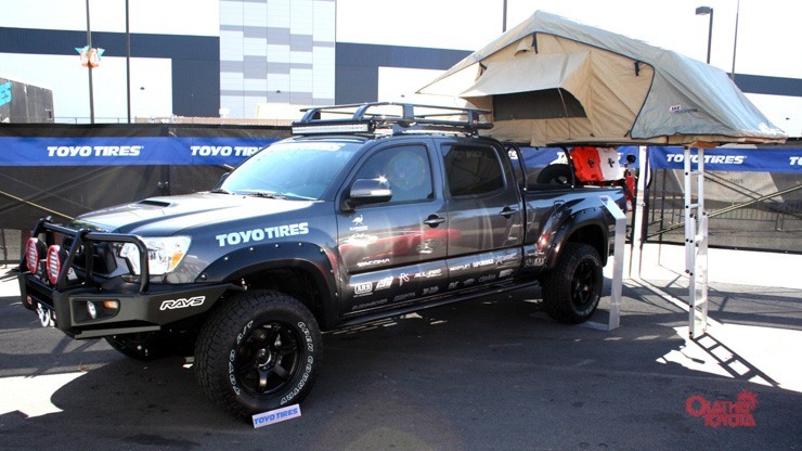 2013 SEMA Toyota Vehicle Assortment - Tacoma Camping