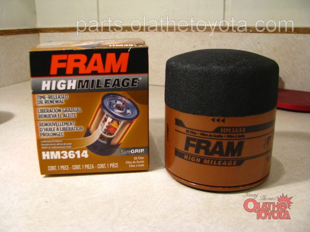 Toyota Parts Oil Filter Comparison OEM Filter vs Fram