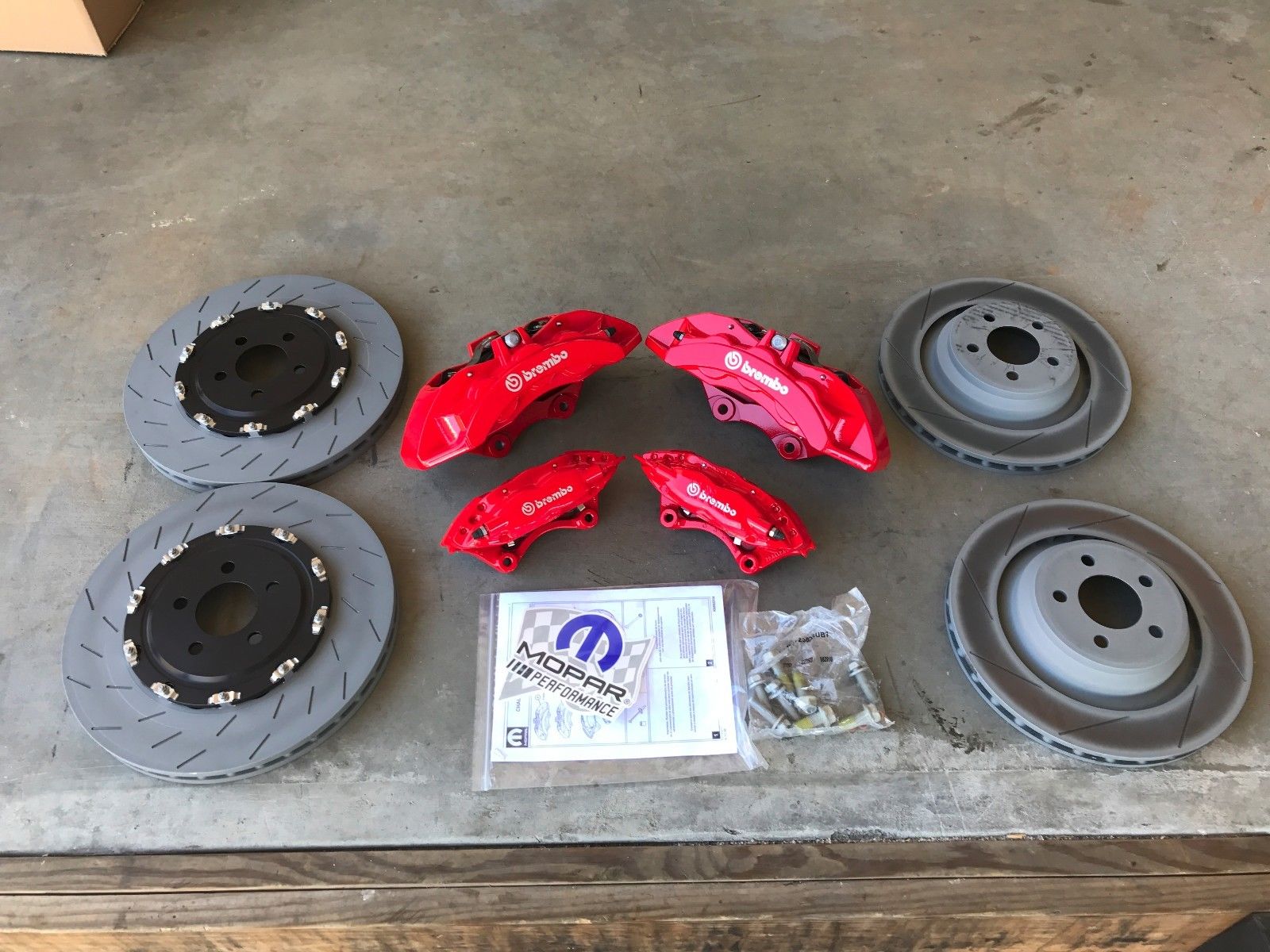 Hellcat Brake Package For Srt Vehicle Mopar (77072382) Steve White