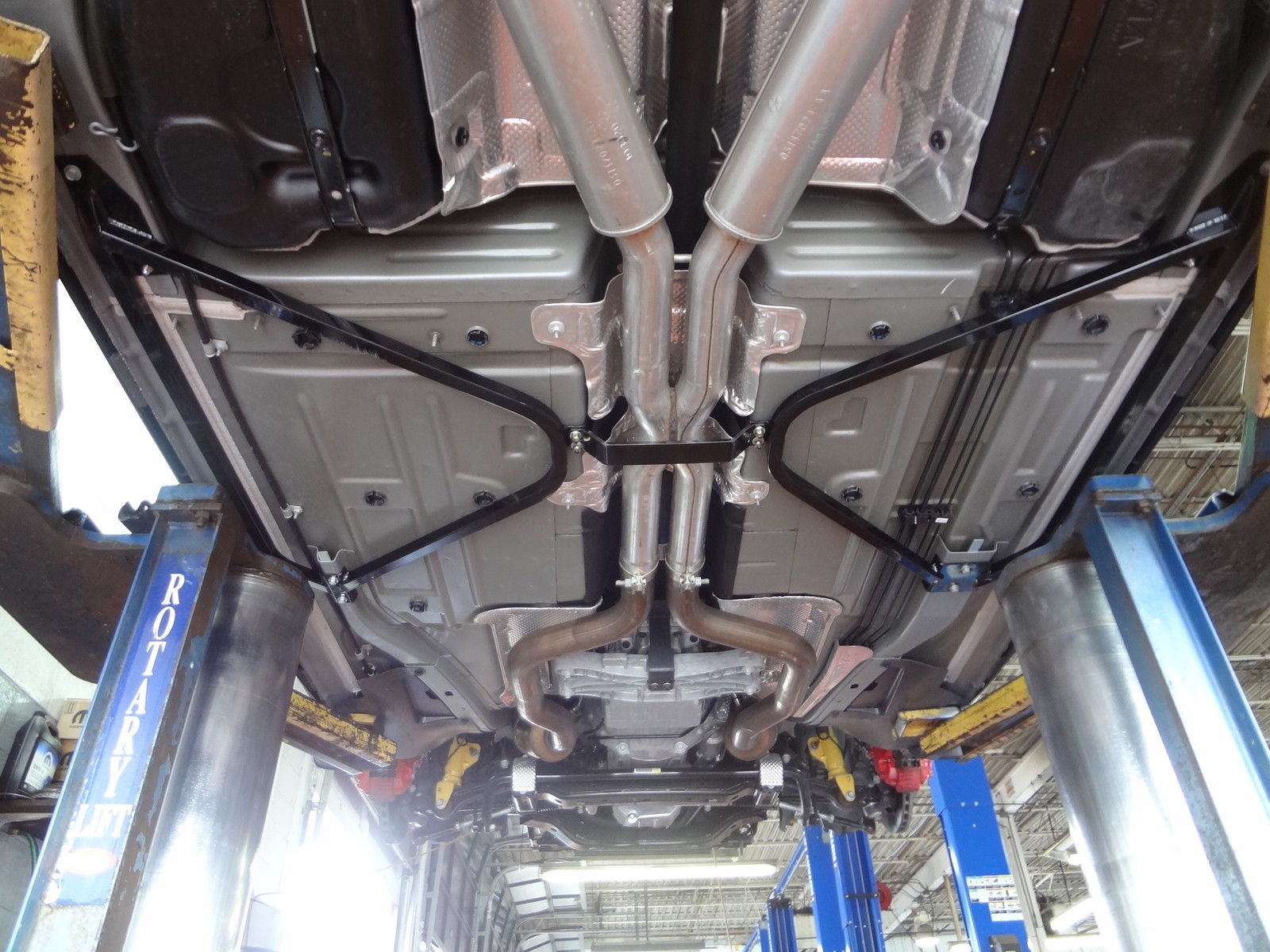08-16 Challenger Frame X Cross Brace Sub Frame Connectors Connector Bolt On New (SWMSUBFRAME) | Steve White Parts