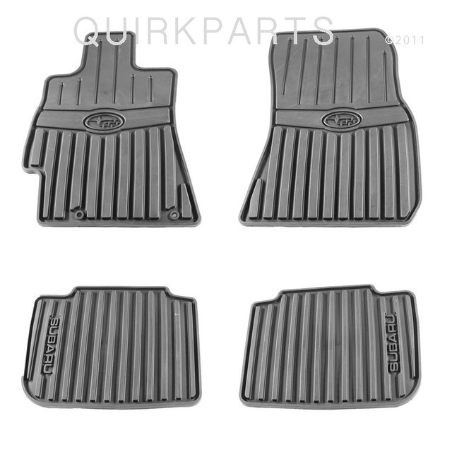 20102014 Subaru Legacy & Outback All Weather Floor Mats Dark Grey