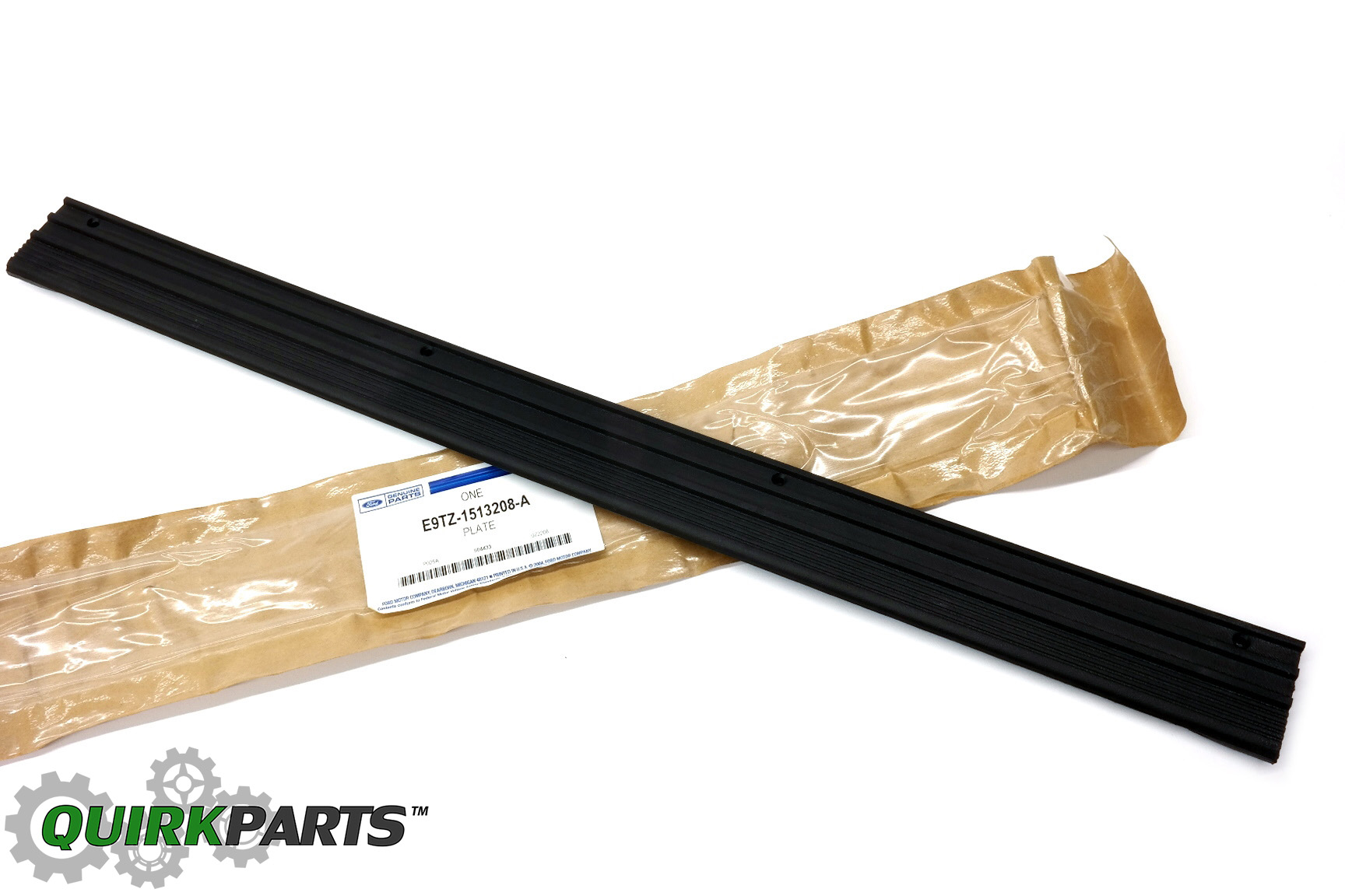 19871997 Ford F150 F250 F350 Bronco Front Door Sill Black Scuff Plate