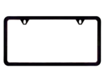 License Plate Frame (Black Stainless Steel) License Plate Frame (Black Stainless Steel)