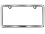 License Plate Frame W/ Mazda Logo, Slimline License Plate Frame W/ Mazda Logo, Slimline