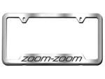 License Plate Frame W/ Zoom-Zoom Logo License Plate Frame W/ Zoom-Zoom Logo