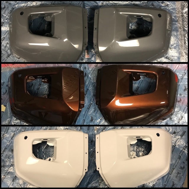 3rd Gen Tundra Front Paintable Bumper End Caps (PKTUNFR) Sparks Parts